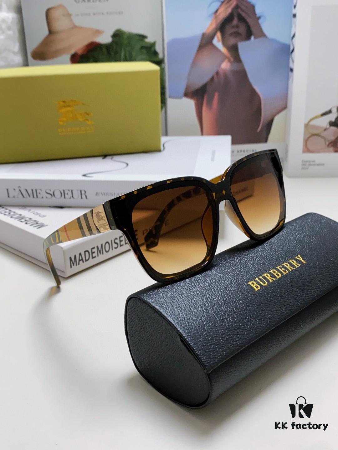 6931ad2fccd8ab3d7afa173a Burberry 2024 New Arrival Sunscreen Sunglasses for Men, UV Protection Polarized Sunglasses with Black Frame, Classic Knight Design, Unisex Fashion Driving Sunglasses