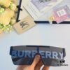 6931ad31ccd8ab3d7afa175e Burberry Trendy Sunglasses for Women, Large Frame UV Protection Slimming One-Piece Sunglasses, Stylish Unisex Driving Shades for Men and Women