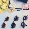 6931ad31ccd8ab3d7afa1765 Burberry Metal Frame Sunglasses Unisex Small Frame UV Protection for Summer Beach Travel Driving Stylish High-End Eyewear