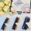 6931ad33ccd8ab3d7afa1777 Burberry New Fashion One-Piece Sunglasses, Metal Casual Shades, Trendy Versatile Sun Protection Eyewear