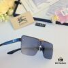6931ad33ccd8ab3d7afa177e Burberry New Fashion One-Piece Sunglasses, Metal Casual Shades, Trendy Versatile Sun Protection Eyewear