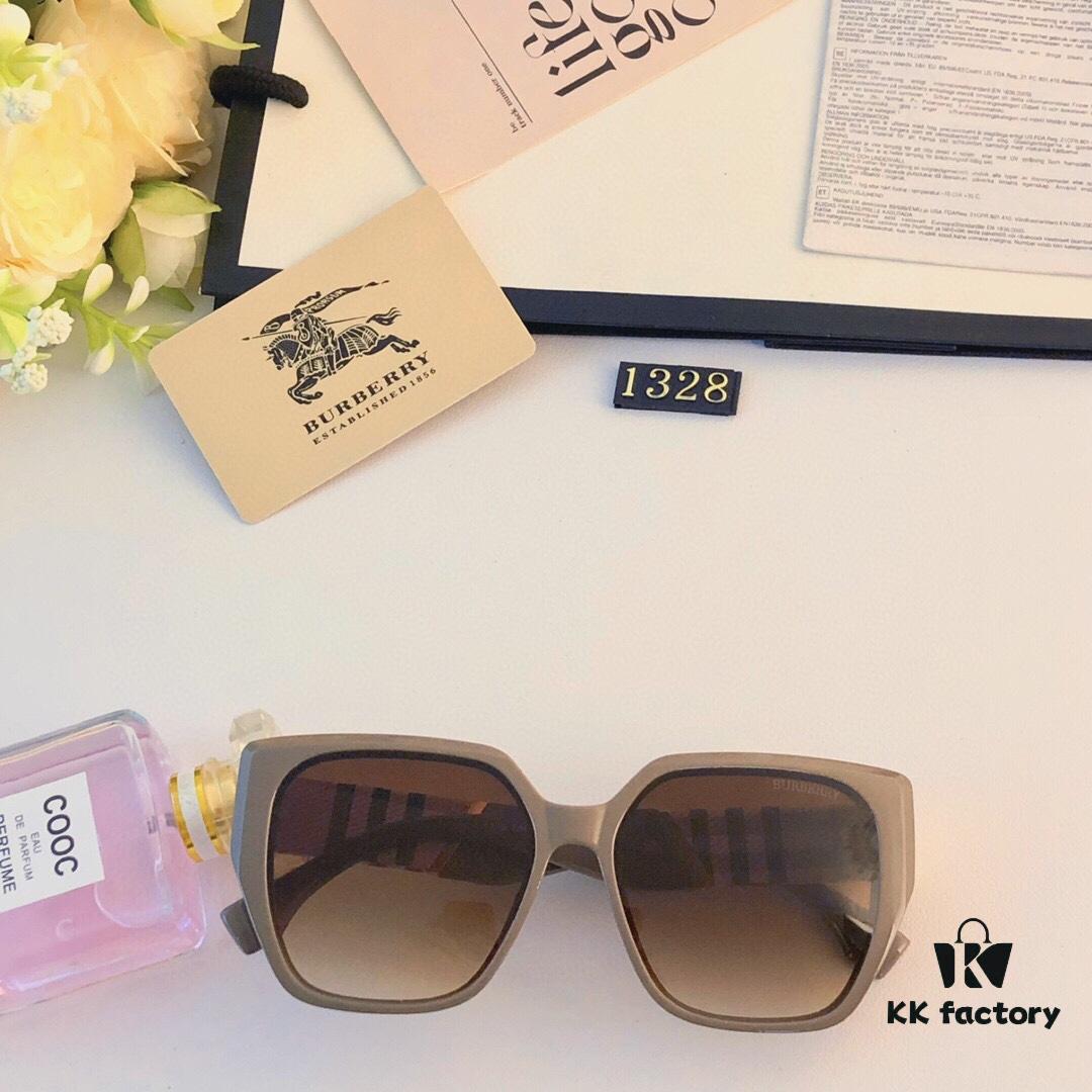 6931ad34ccd8ab3d7afa178e Burberry 2024 New Fashion Korean-Style Unisex Oversized Sunglasses for Women, Stylish UV-Protection Travel Sun Glasses