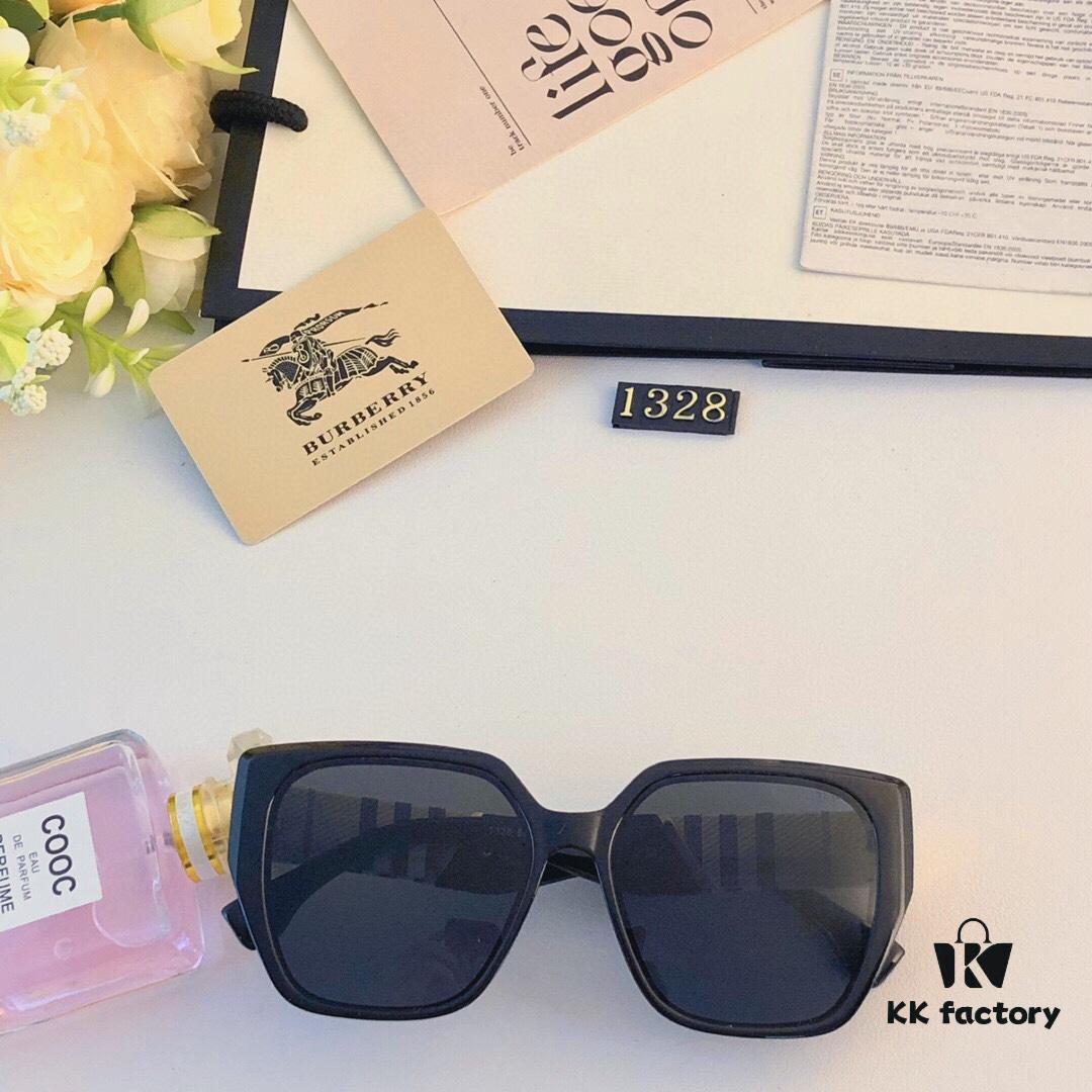 6931ad34ccd8ab3d7afa178f Burberry 2024 New Fashion Korean-Style Unisex Oversized Sunglasses for Women, Stylish UV-Protection Travel Sun Glasses