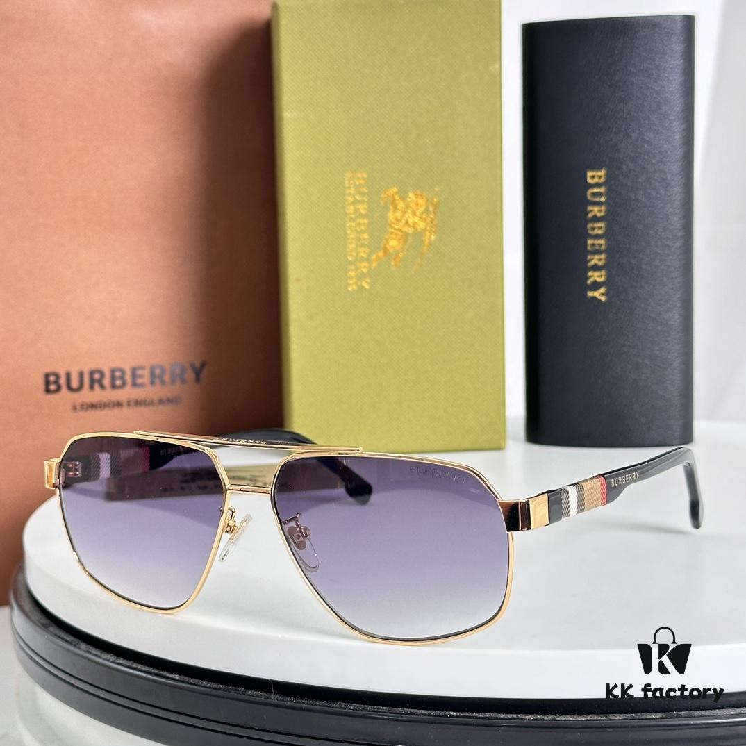 6931ad36ccd8ab3d7afa17af Burberry BE4212 Men's Pattern Aviator Sunglasses, Full Stock Arrived