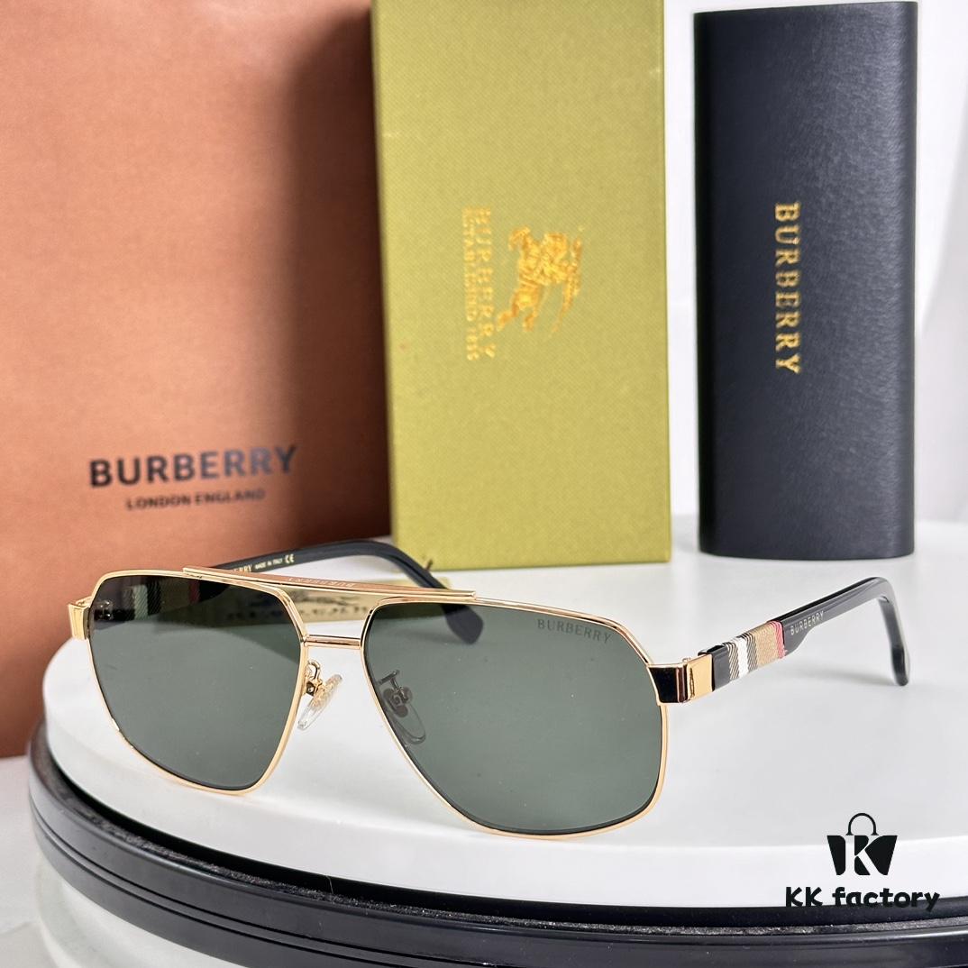 6931ad37ccd8ab3d7afa17b3 Burberry BE4212 Men's Pattern Aviator Sunglasses, Full Stock Arrived