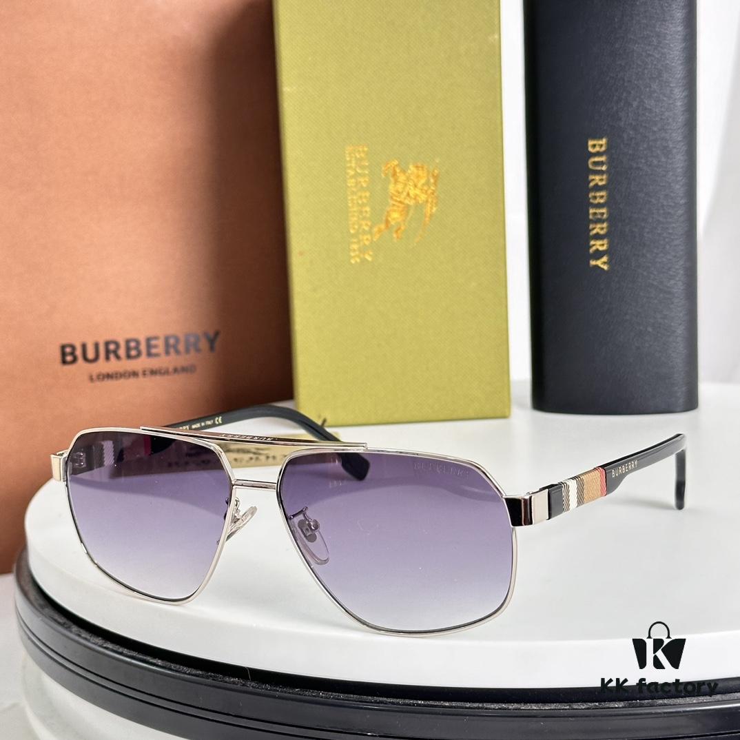 6931ad37ccd8ab3d7afa17b4 Burberry BE4212 Men's Pattern Aviator Sunglasses, Full Stock Arrived
