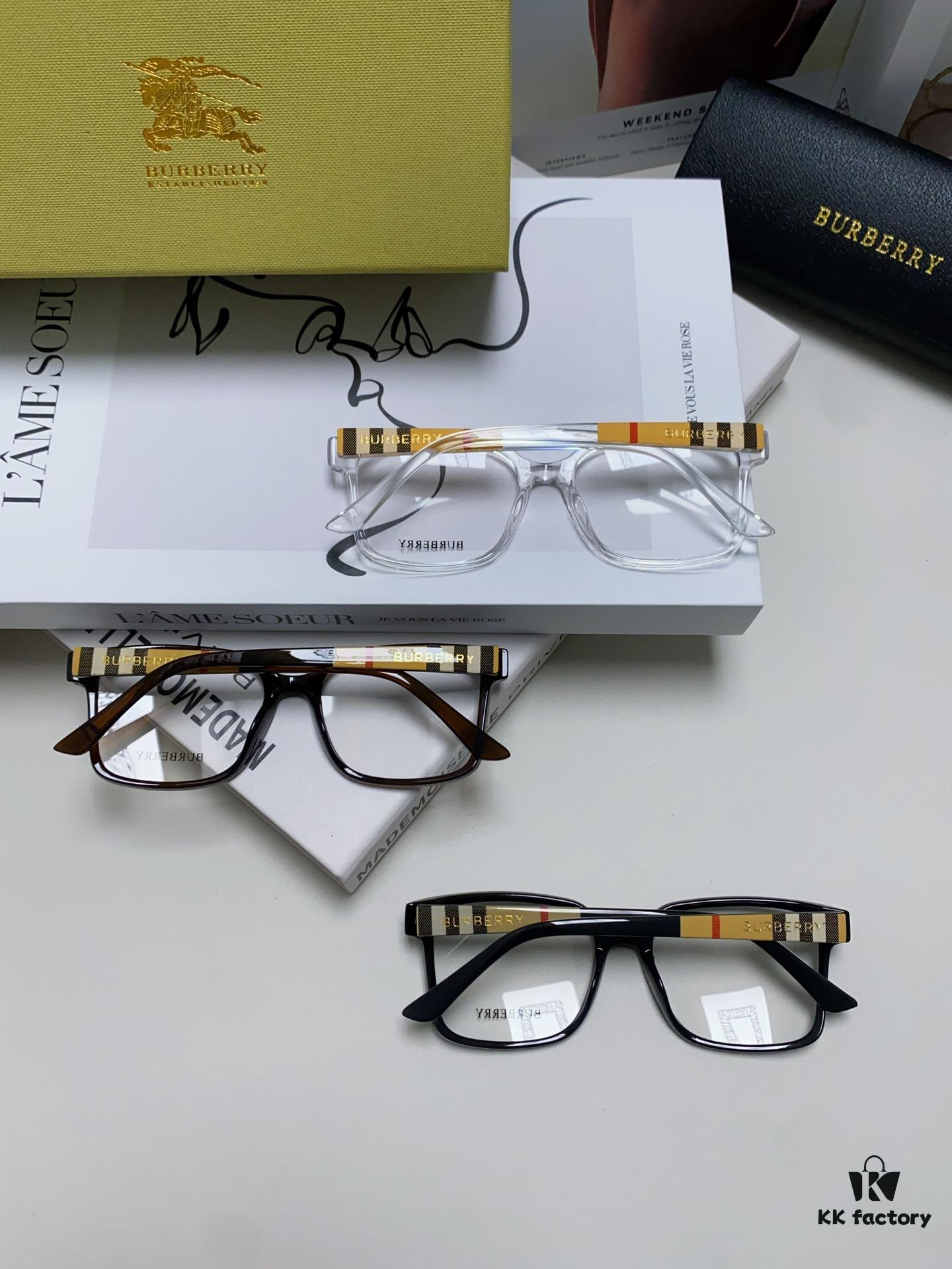 6931ad39ccd8ab3d7afa17d2 Burberry 2024 New Arrival Eyeglass Frame Korean Style Trendy Oversized Prescription Glasses Lightweight Unisex Optical Frame Suitable for Daily Wear
