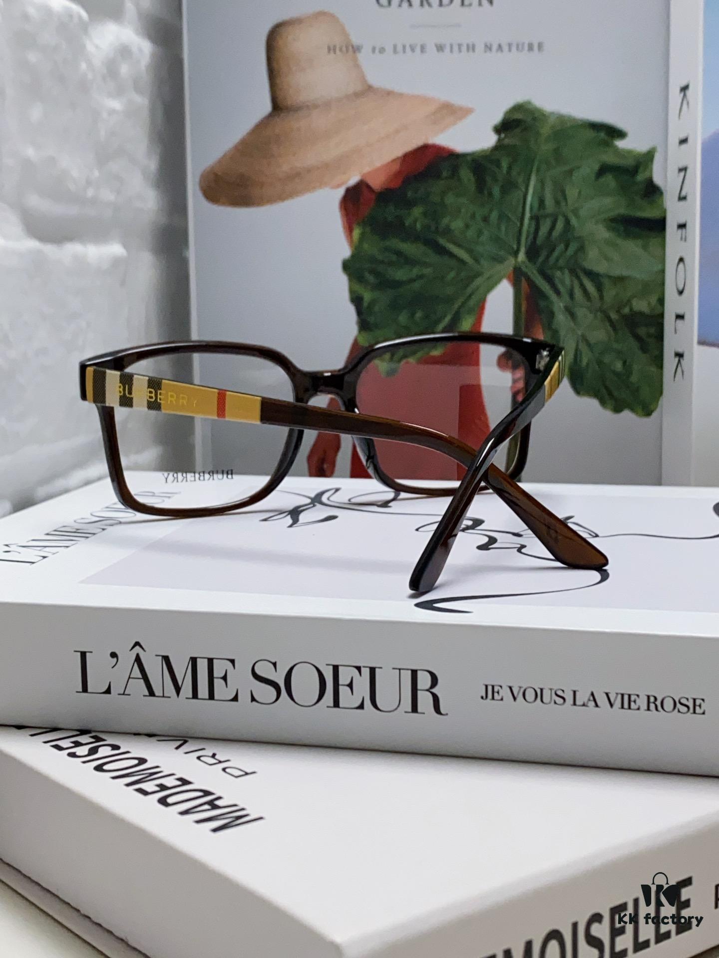 6931ad39ccd8ab3d7afa17d6 Burberry 2024 New Arrival Eyeglass Frame Korean Style Trendy Oversized Prescription Glasses Lightweight Unisex Optical Frames Suitable for Daily Wear
