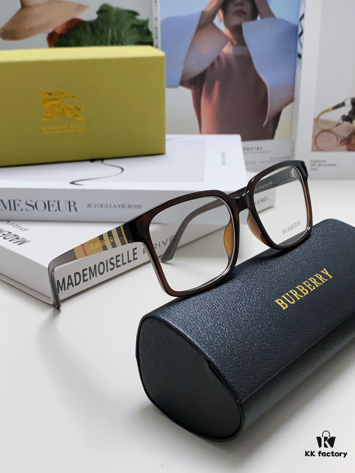 6931ad39ccd8ab3d7afa17db Burberry 2024 New Arrival Eyeglass Frame Korean Style Trendy Oversized Prescription Glasses Lightweight Unisex Optical Frames Suitable for Daily Wear