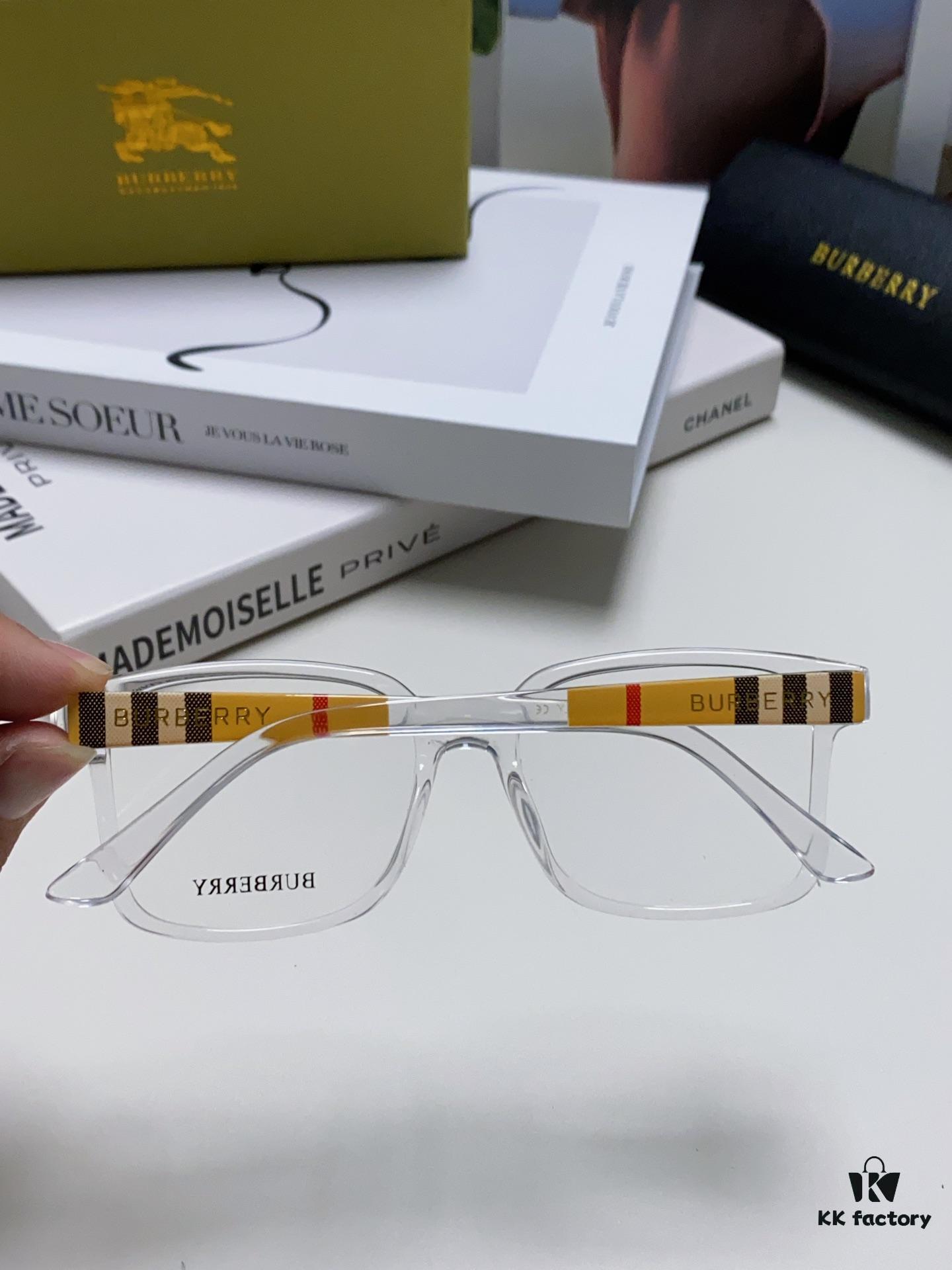 6931ad3accd8ab3d7afa17e1 Burberry 2024 New Arrival Eyeglass Frame Korean Style Trendy Oversized Unisex Optical Frame Lightweight Popular Design for Men and Women