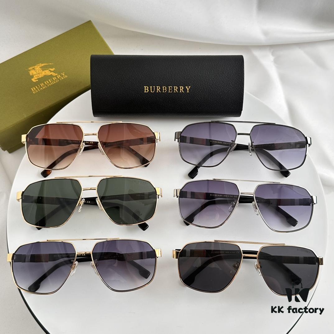 6931ad3eccd8ab3d7afa1824 Burberry BE4212 Men's Pattern Aviator Sunglasses, Full Color Arrived