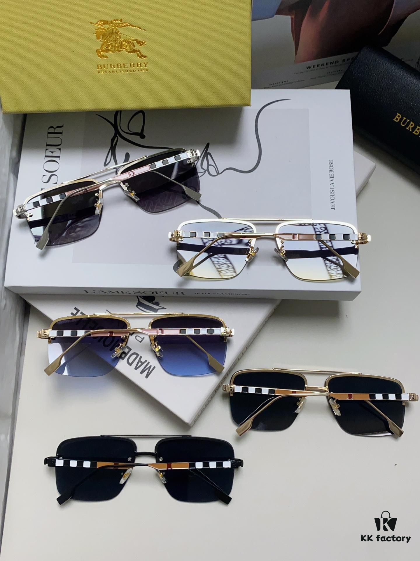 6931ad3fccd8ab3d7afa1836 Burberry New Arrival One-Piece Driving Sunglasses, Celebrity Favorite Unisex Aviator Shades