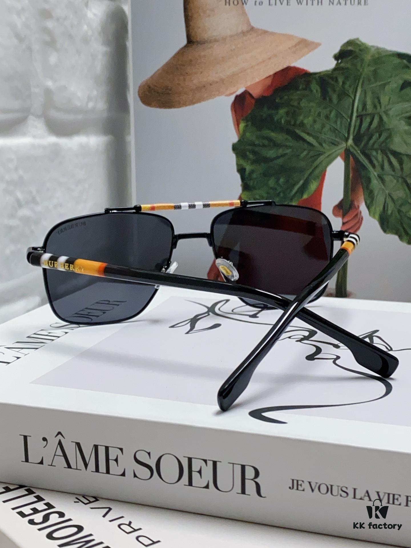 6931ad4bccd8ab3d7afa18e3 Burberry 2024 New Arrival Eyewear HD Anti-Fatigue Light Comfort Natural Frame Unisex Sunglasses