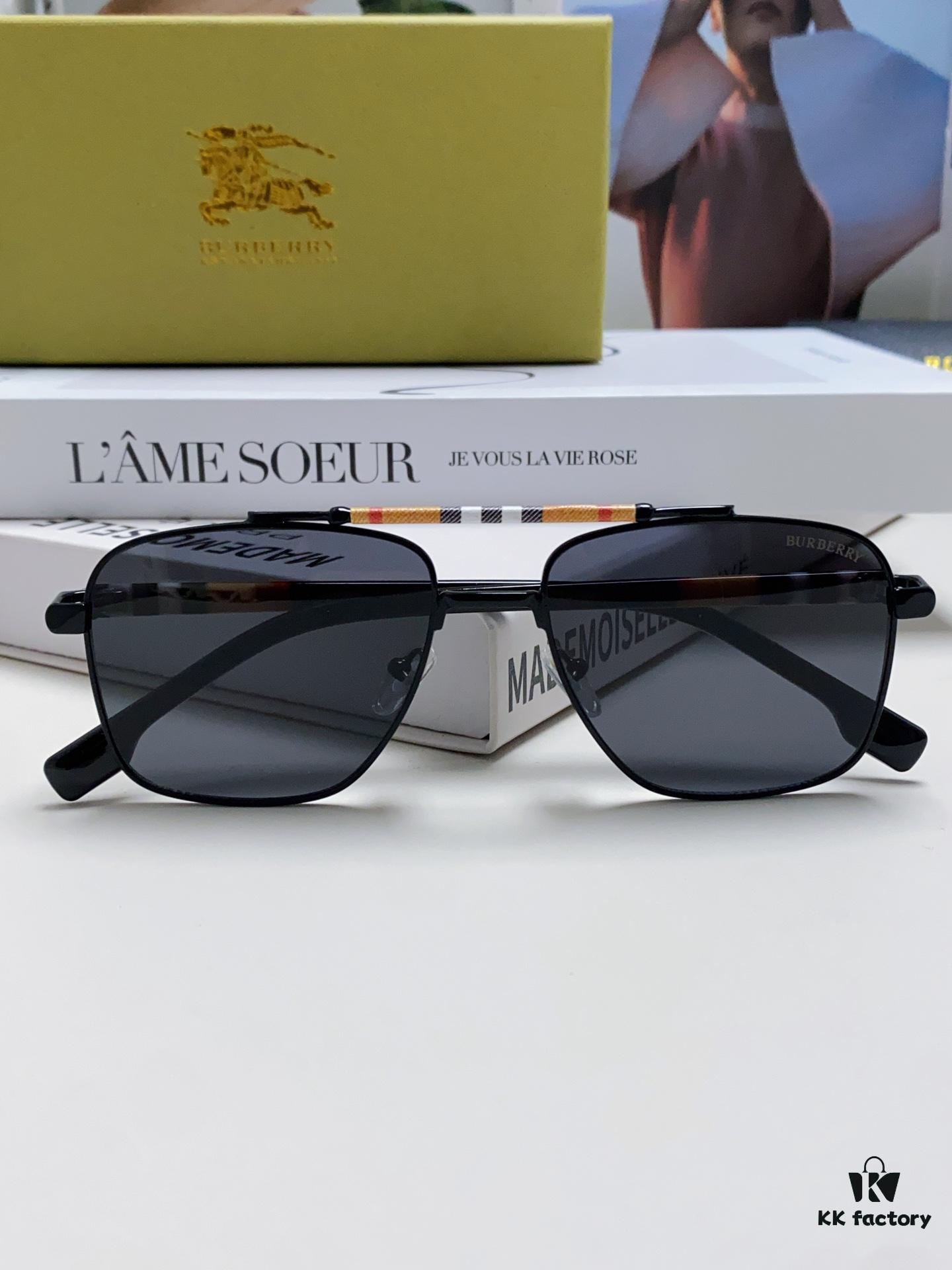 6931ad4bccd8ab3d7afa18e7 Burberry 2024 New Arrival Eyewear HD Anti-Fatigue Light Comfort Natural Frame Unisex Sunglasses