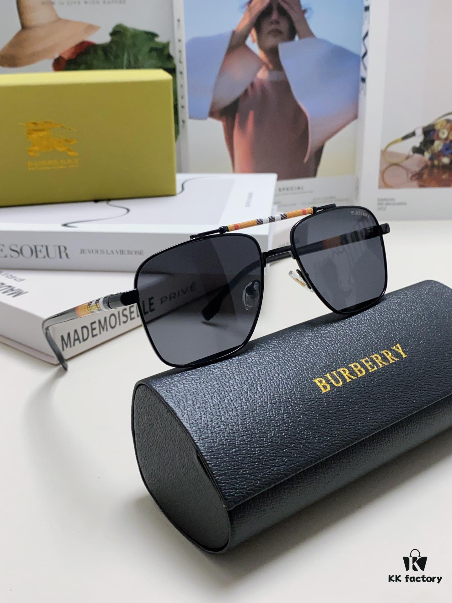 6931ad4bccd8ab3d7afa18e8 Burberry 2024 New Arrival Eyewear HD Anti-Fatigue Light Comfort Natural Frame Unisex Sunglasses