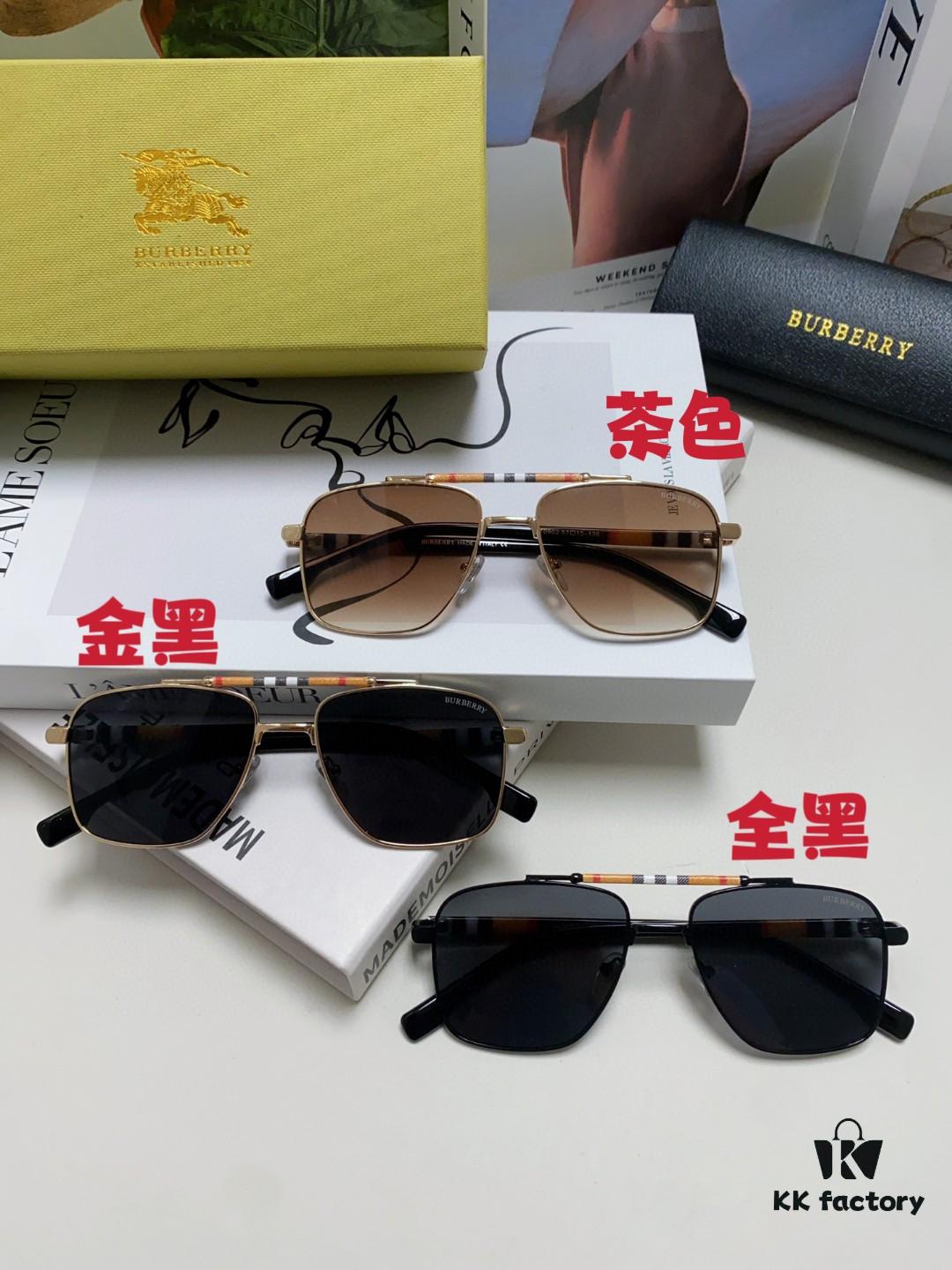 6931ad4bccd8ab3d7afa18ea Burberry 2024 New Arrival Eyewear HD Anti-Fatigue Light Comfort Natural Frame Unisex Sunglasses