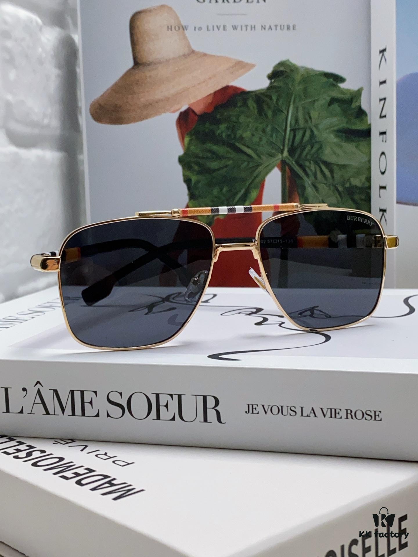 6931ad4cccd8ab3d7afa18ec Burberry 2024 New Arrival Eyewear HD Anti-Fatigue Light Comfort Natural Frame Unisex Sunglasses