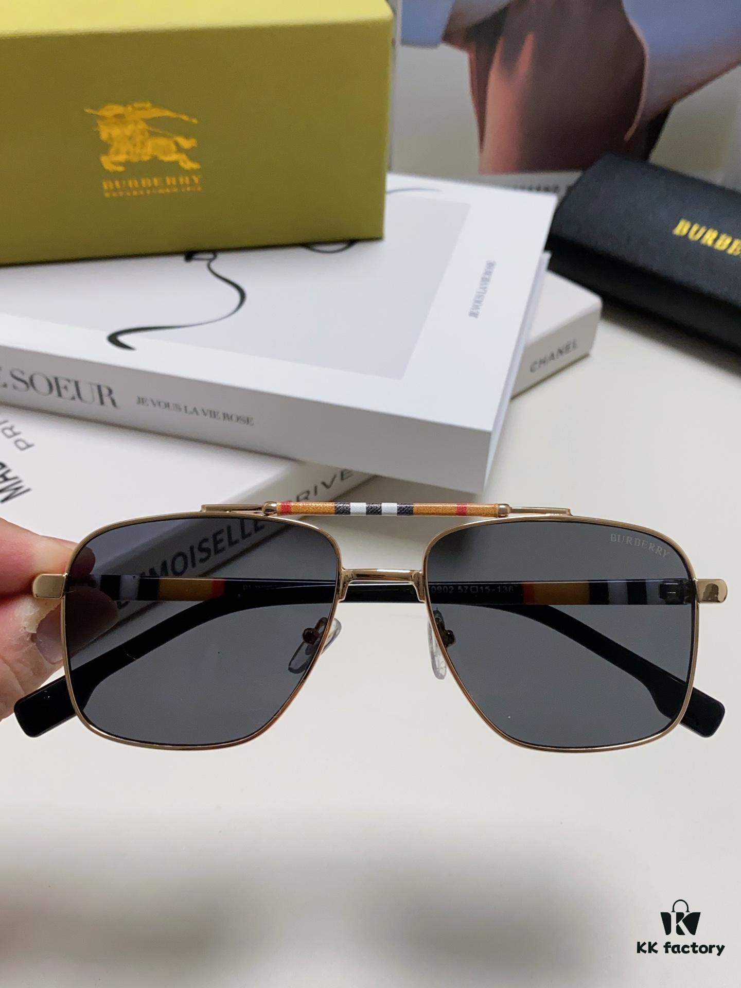 6931ad4cccd8ab3d7afa18ee Burberry 2024 New Arrival Eyewear HD Anti-Fatigue Light Comfort Natural Frame Unisex Sunglasses