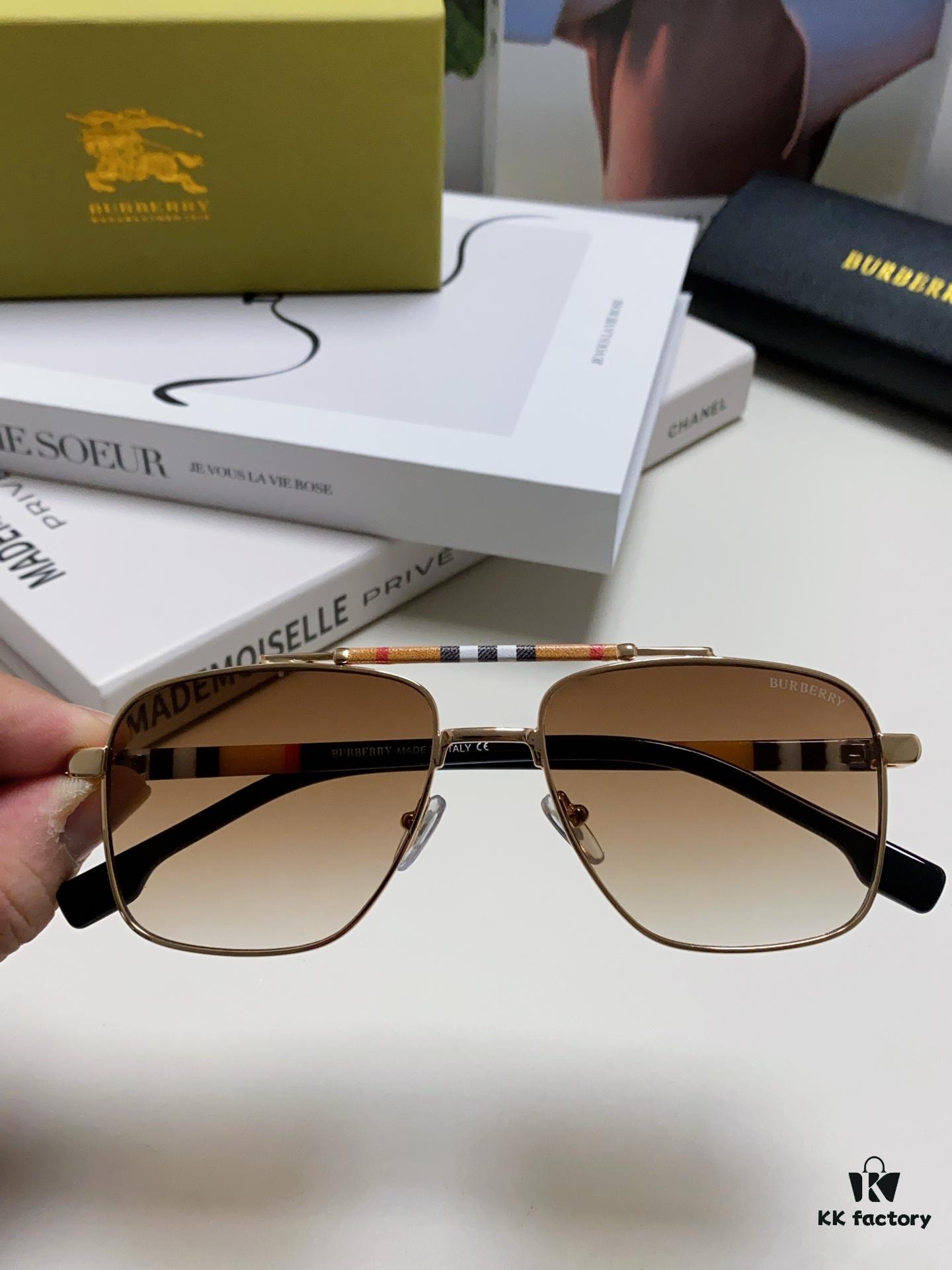 6931ad4cccd8ab3d7afa18f7 Burberry 2024 New Arrival Eyewear HD Anti-Fatigue Light Comfort Natural Frame Unisex Sunglasses