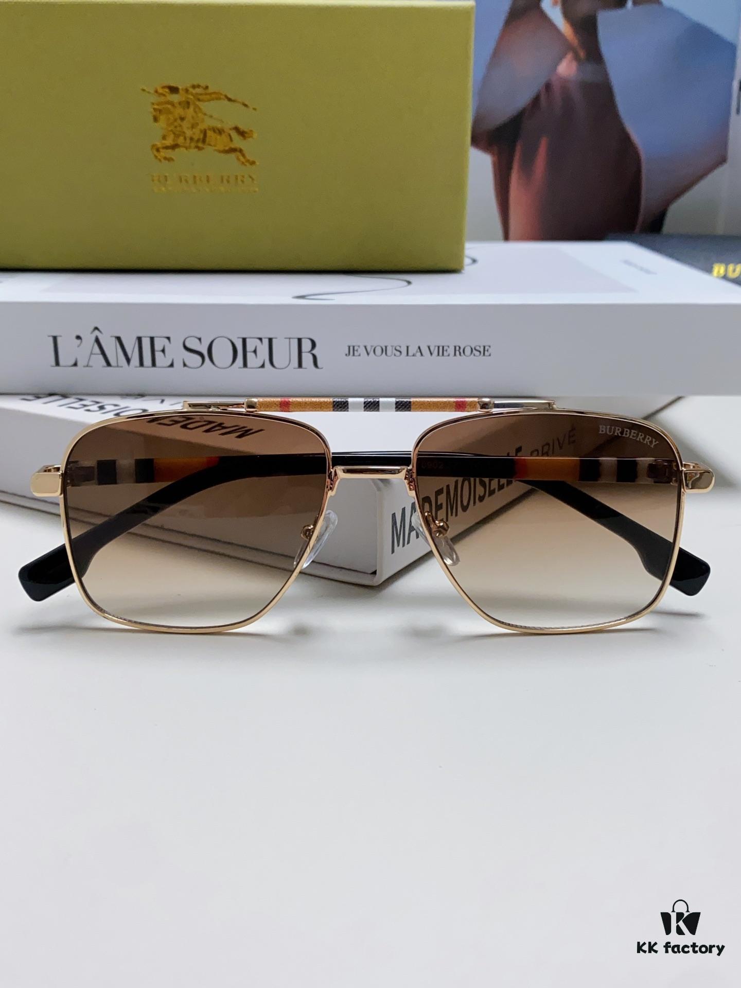6931ad4dccd8ab3d7afa18fa Burberry 2024 New Arrival Eyewear HD Anti-Fatigue Light Comfort Natural Frame Unisex Sunglasses
