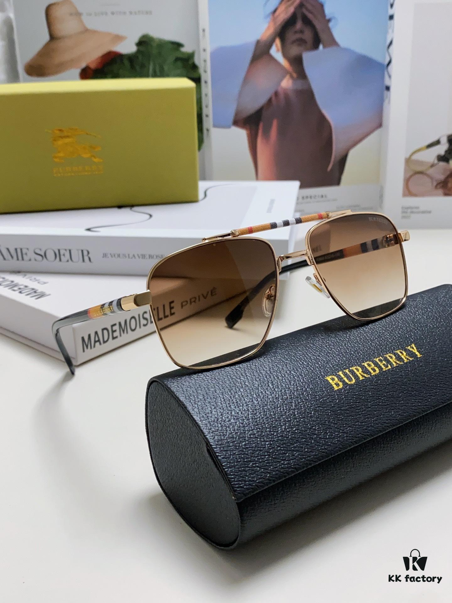 6931ad4dccd8ab3d7afa18fb Burberry 2024 New Arrival Eyewear HD Anti-Fatigue Light Comfort Natural Frame Unisex Sunglasses