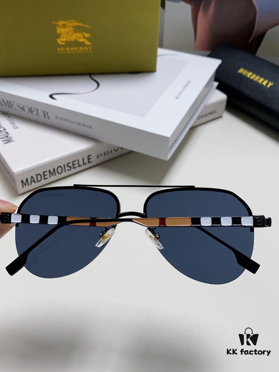 6931ad50ccd8ab3d7afa1933 Burberry Round Frame 🎶 New One-Piece Driving Sunglasses, Must-Have Style for Men and Women, Celebrity-Favorite Aviator Sun Glasses