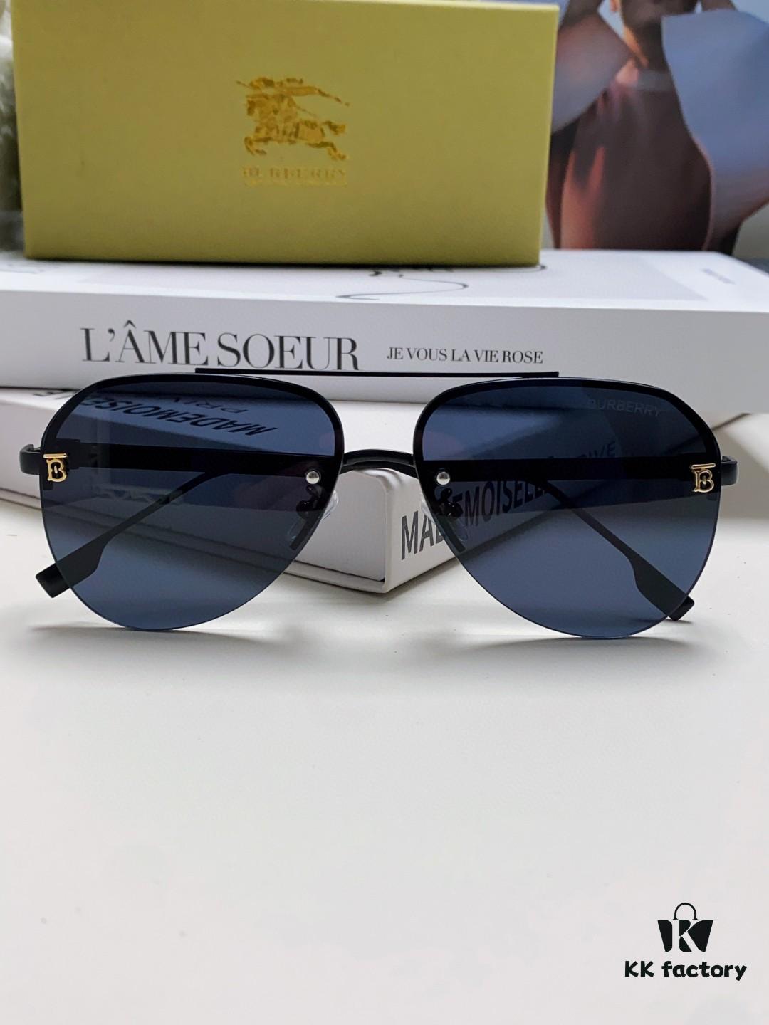 6931ad50ccd8ab3d7afa1935 Burberry Round Frame 🎶 New One-Piece Driving Sunglasses, Must-Have Style for Men and Women, Celebrity-Favorite Aviator Sun Glasses