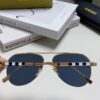 6931ad51ccd8ab3d7afa193d Burberry Round Frame Sunglasses New One-Piece Pilot Shades Unisex Sun Glasses Celebrity Style Must-Have for Driving and Travel