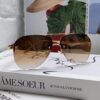6931ad52ccd8ab3d7afa194e Burberry Round-frame New One-piece Driving Sunglasses, Must-have for Travel, Popularized by Multiple Celebrities, Unisex Aviator Sun Glasses