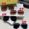 6931ad53ccd8ab3d7afa1956 Burberry Round-frame New One-piece Driving Sunglasses, Must-have for Travel, Popularized by Multiple Celebrities, Unisex Aviator Sun Glasses