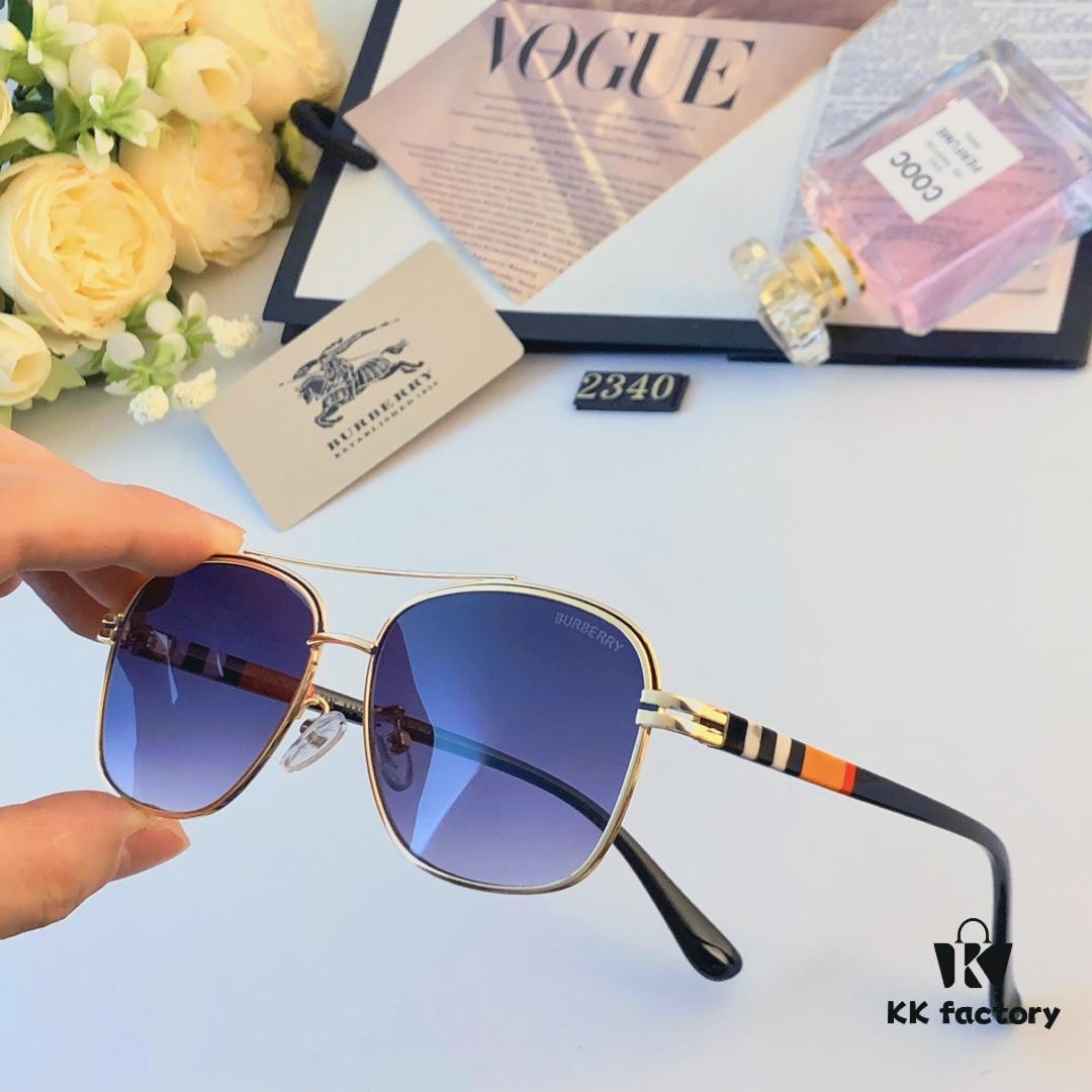 6931ad59ccd8ab3d7afa19b4 Burberry New Arrival Double-Bar Square Oversized Sunglasses Unisex Casual Travel Shades