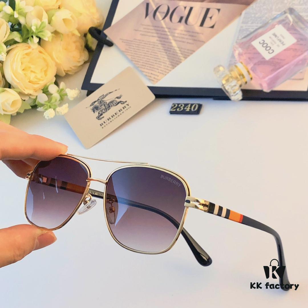 6931ad59ccd8ab3d7afa19b5 Burberry New Arrival Double-Bar Square Oversized Sunglasses Unisex Casual Travel Shades