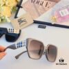 Burberry 2024 New Fashion Korean-Style Large-Frame Sunglasses for Women, Stylish UV-Protection Sun Glasses