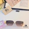 6931ad5cccd8ab3d7afa19e4 Burberry 2024 New Fashion Women's Trendy High-End Stylish Square Sunglasses UV Protection Slimming Driving Sun Glasses