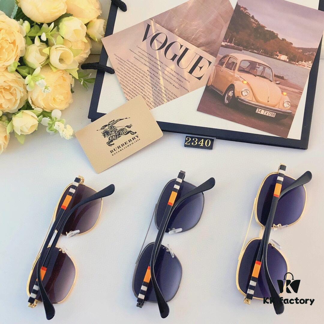 6931ad5dccd8ab3d7afa19f2 Burberry New Double-Bridge Square Oversized Sunglasses Unisex Casual Travel Shades