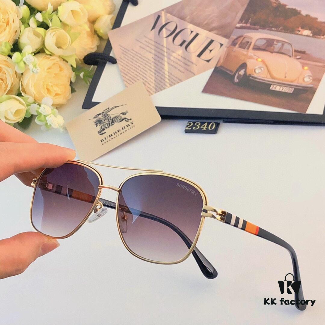 6931ad5dccd8ab3d7afa19f5 Burberry New Double-Bridge Square Oversized Sunglasses Unisex Casual Travel Shades