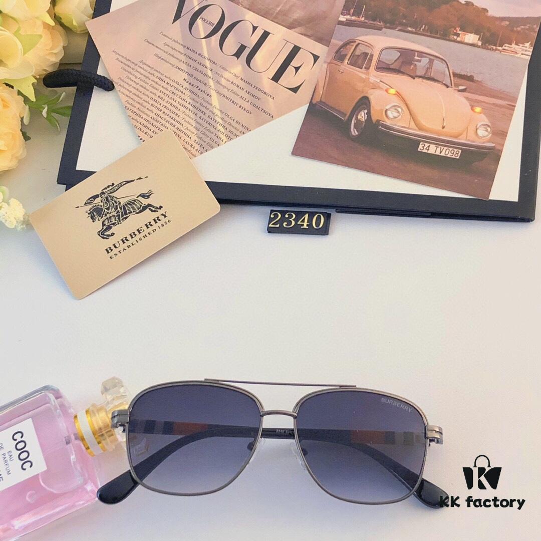 6931ad5dccd8ab3d7afa19f7 Burberry New Double-Bridge Square Oversized Sunglasses Unisex Casual Travel Shades