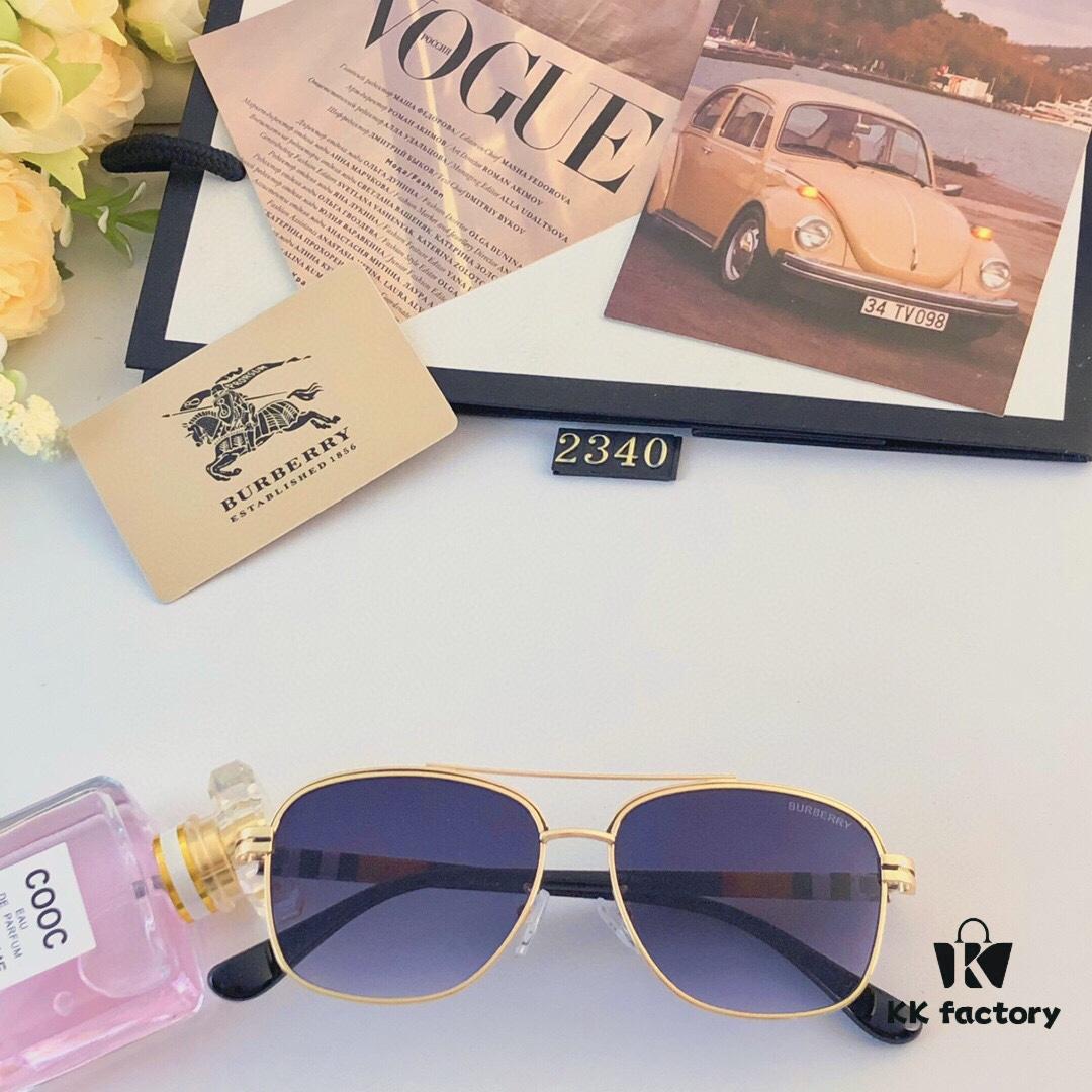 6931ad5eccd8ab3d7afa19f8 Burberry New Double-Bridge Square Oversized Sunglasses Unisex Casual Travel Shades
