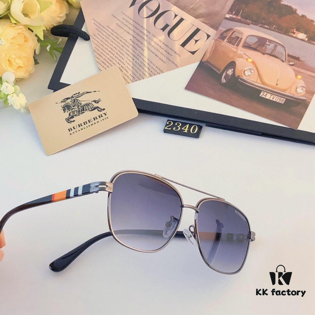 6931ad5eccd8ab3d7afa19f9 Burberry New Double-Bridge Square Oversized Sunglasses Unisex Casual Travel Shades