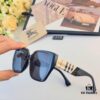 6931ad61ccd8ab3d7afa1a20 Burberry Style Korean Fashion Oversized Sunglasses for Long Face, Slimming UV Protection Sun Glasses Popular on Instagram