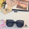 6931ad61ccd8ab3d7afa1a25 Burberry Style Korean Fashion Oversized Sunglasses for Long Face, Slimming UV Protection Sun Glasses Popular on Instagram