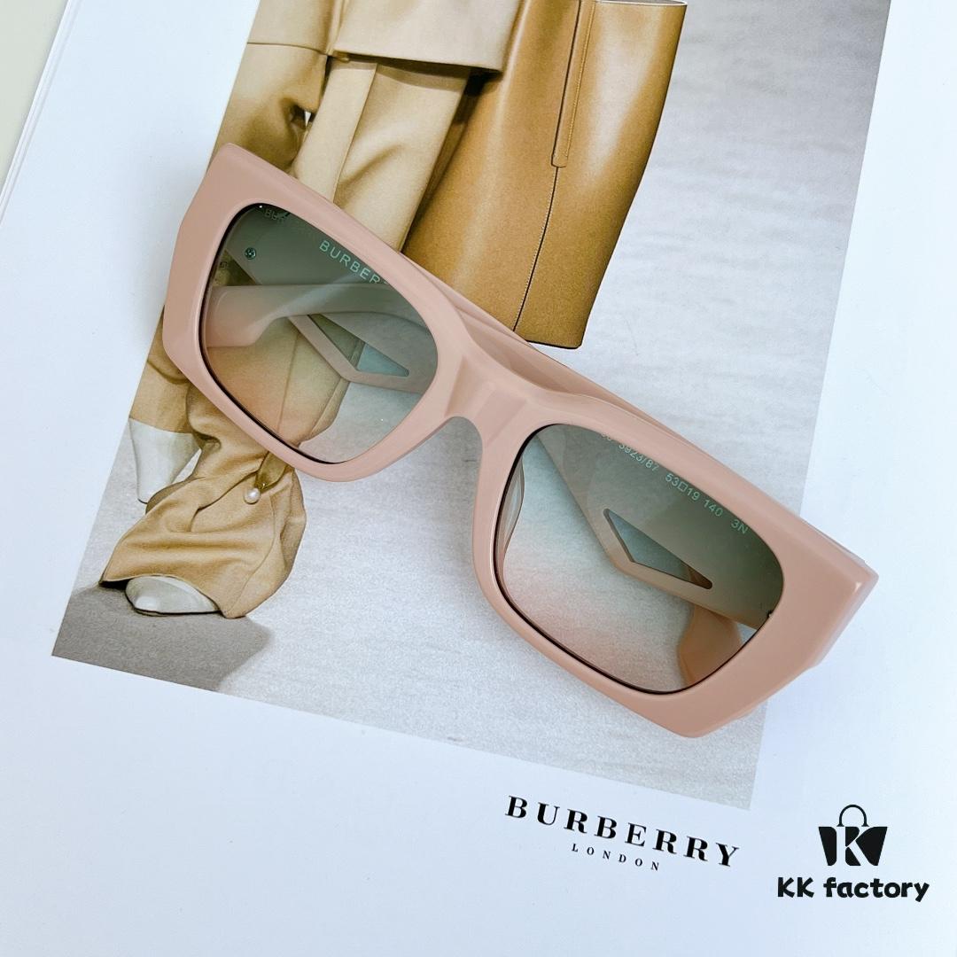 Burberry BE4336 Unisex Sunglasses, Chainless Design, 53mm Lens Width, Size 19-140