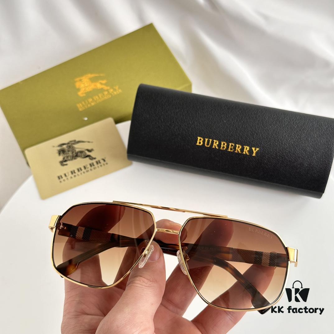 6931ad65ccd8ab3d7afa1a67 120‼️Burberry Men's Genuine Aviator Sunglasses with Pattern, BE4212 Sunglasses