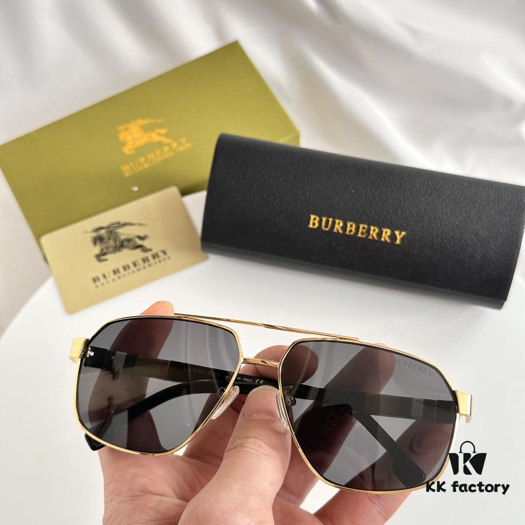 6931ad65ccd8ab3d7afa1a68 120‼️Burberry Men's Genuine Aviator Sunglasses with Pattern, BE4212 Sunglasses