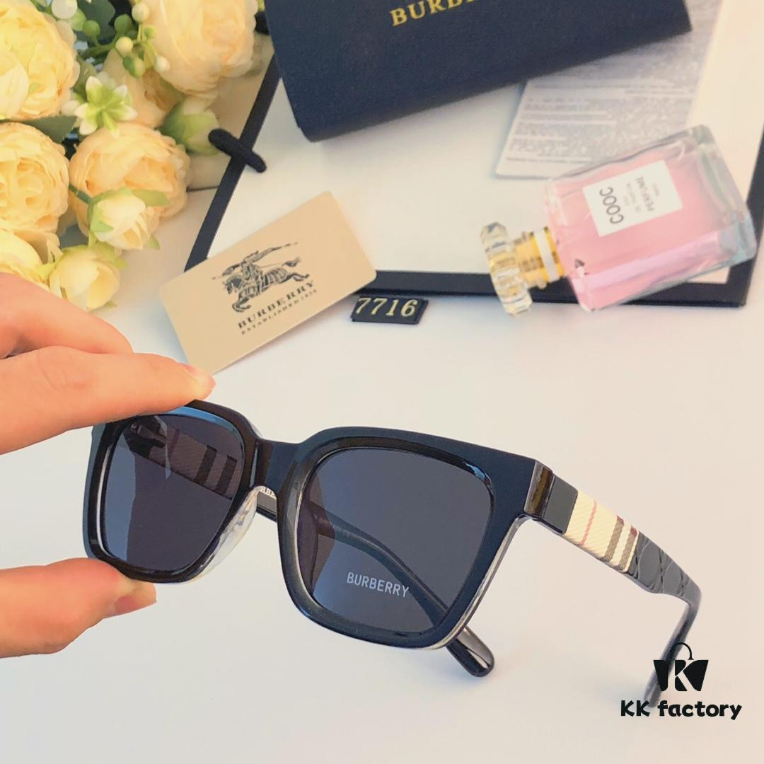 6931ad66ccd8ab3d7afa1a71 Burberry 2024 European and American Fashion Square Oversized Vintage Polarized Sunglasses with UV Protection, Stylish Unisex Sunglasses for Couples