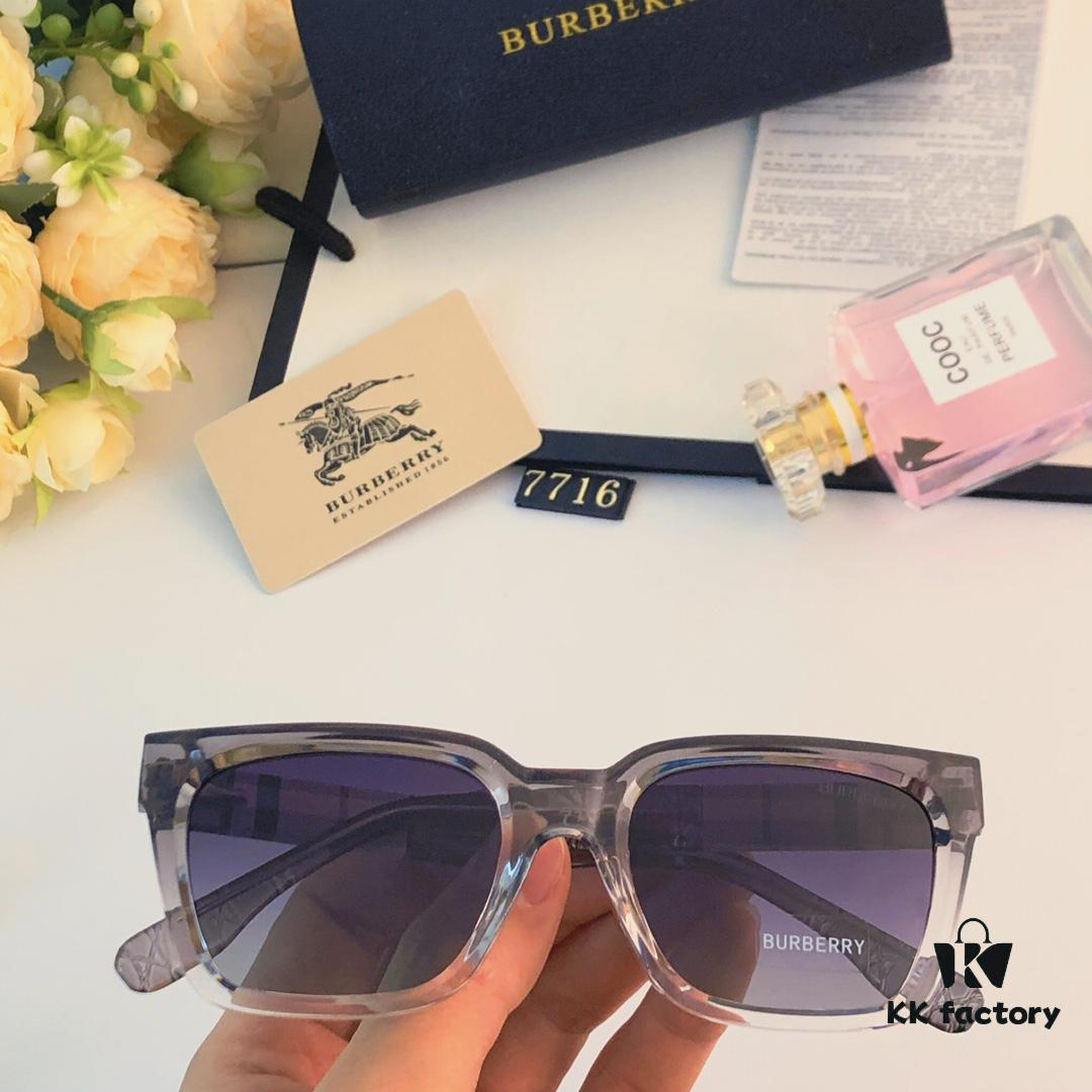 6931ad66ccd8ab3d7afa1a76 Burberry 2024 European and American Fashion Square Oversized Vintage Polarized Sunglasses with UV Protection, Stylish Unisex Sunglasses for Couples