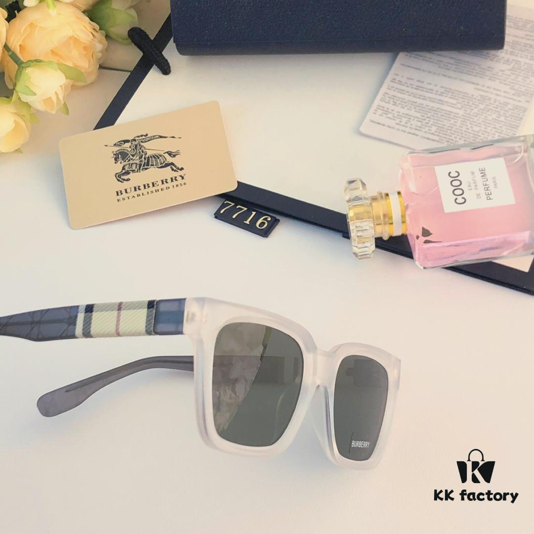 6931ad66ccd8ab3d7afa1a77 Burberry 2024 European and American Fashion Square Oversized Vintage Polarized Sunglasses with UV Protection, Stylish Unisex Sunglasses for Couples
