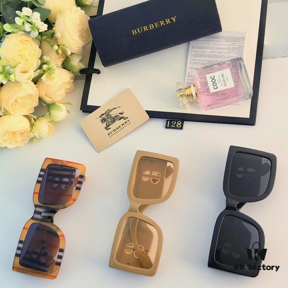 6931ad69ccd8ab3d7afa1a9e Burberry Trendy Unisex Sunglasses for Men and Women, Fashionable Large B Design UV Protection Shades, Slimming Effect Sunglasses for Parties and Gatherings