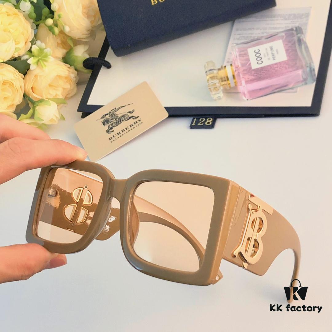 6931ad69ccd8ab3d7afa1aa1 Burberry Trendy Unisex Sunglasses for Men and Women, Fashionable Large B Design UV Protection Shades, Slimming Effect Sunglasses for Parties and Gatherings