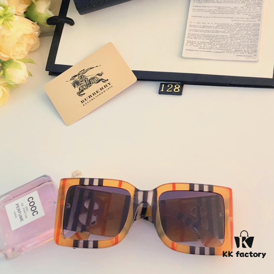 6931ad69ccd8ab3d7afa1aa3 Burberry Trendy Unisex Sunglasses for Men and Women, Fashionable Large B Design UV Protection Shades, Slimming Effect Sunglasses for Parties and Gatherings